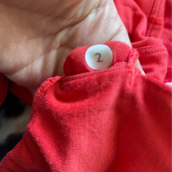 Lululemon Amala Tank Top Size 2 Red Alarming Yoga - Picture 5 of 7